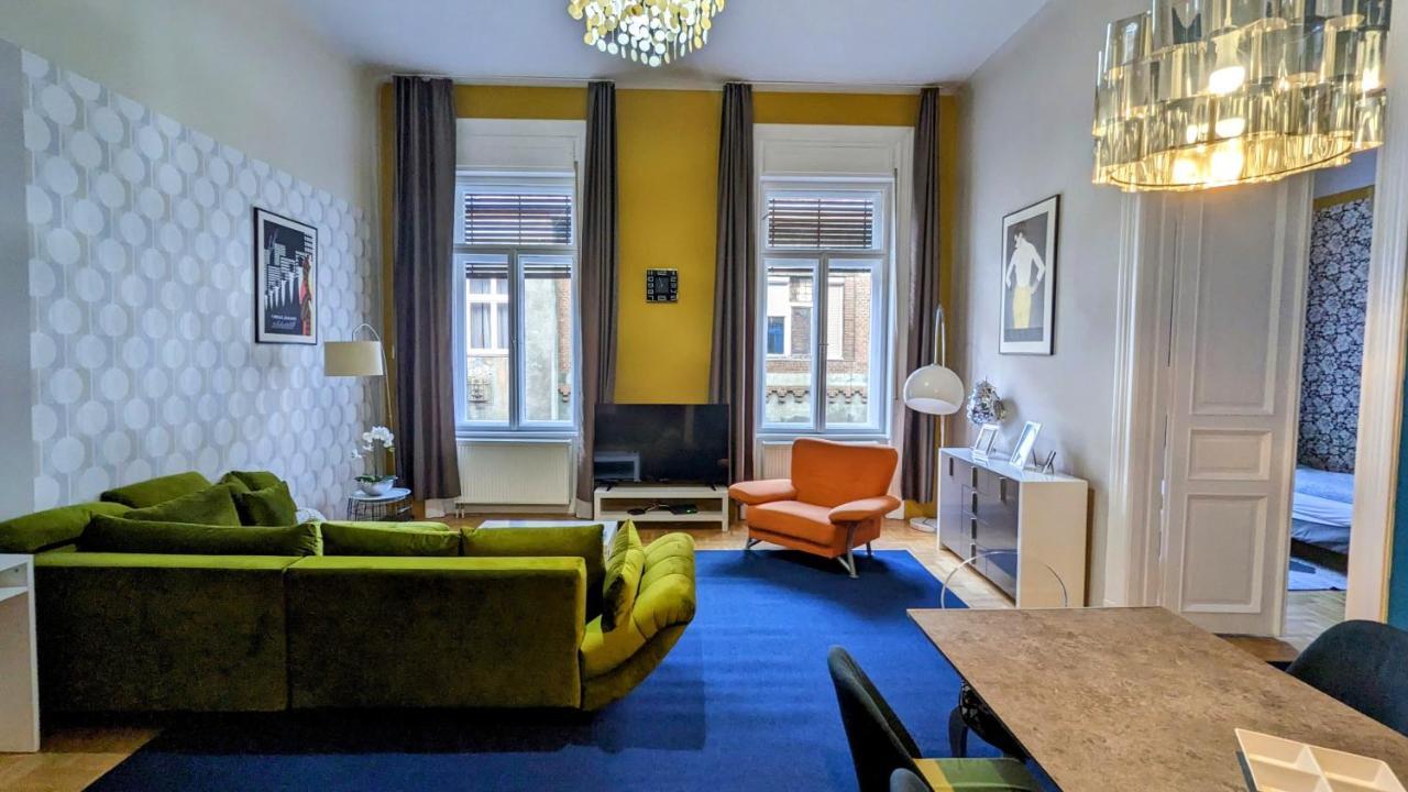 Freeparking - Great Synagogue Apartment, 2 Bedroom, 5 People ,Wifi, Ac Budapest Luaran gambar