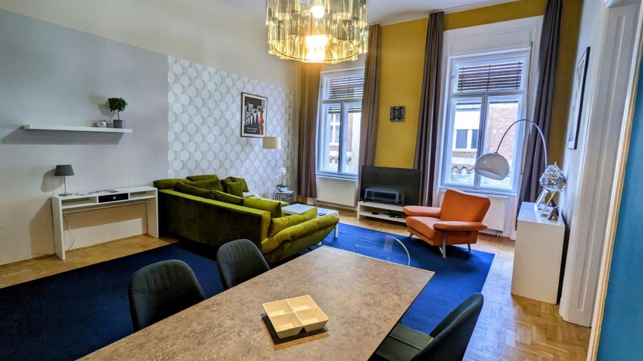 Freeparking - Great Synagogue Apartment, 2 Bedroom, 5 People ,Wifi, Ac Budapest Luaran gambar